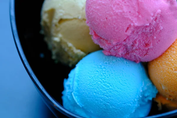 Close View Delicious Sweet Ice Cream — Stock Photo, Image
