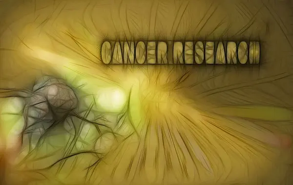 Ricerca Cancro Illustrazione — Foto Stock