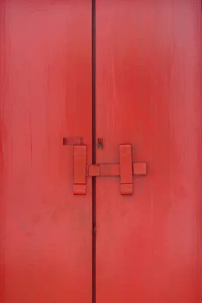 Buddhist Temple Red Door — Stock Photo, Image