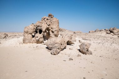 Rock Garden (Duqm 'un Rock Hayvanat Bahçesi olarak da bilinir), ünlü turist merkezi.