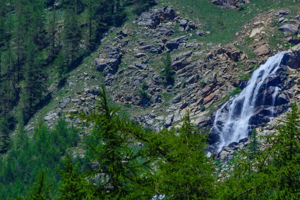High Altitude Mountain Landscape National Park Great Paradise Piedmont Italy — Fotografia de Stock