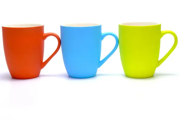 Color Cups White — Stock Photo, Image