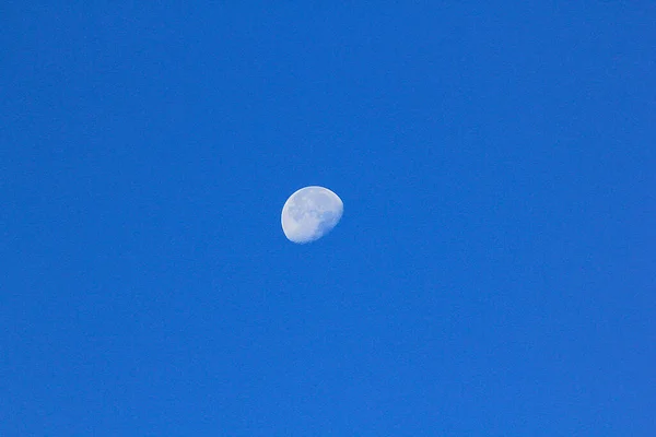 Astronomie Ciel Soir Avec Lune — Photo