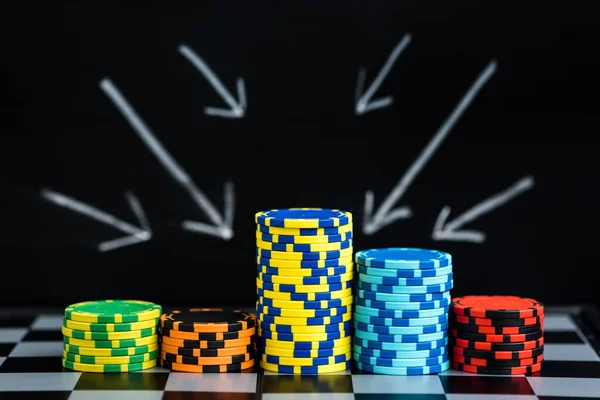 Stack Casino Chip — Foto Stock