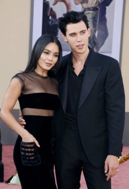 Vanessa Hudgens ve Austin Butler Los Angeles prömiyerinde ' bir kez Hollywood 'Da ' bir zaman upon Hollywood 'da TCL Çin Tiyatrosu IMAX 'ta düzenlenen, 22 Temmuz 2019, ABD.