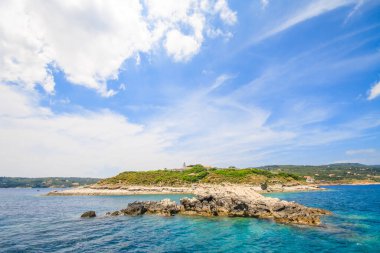 Yunanistan 'ın Paxos Adası manzarası