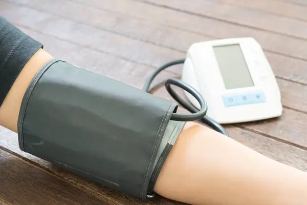 Digital Blood Pressure on table