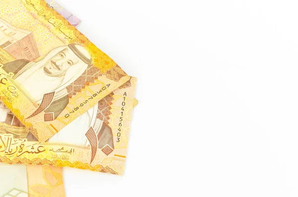 Arabia Saudita Dinero Con Espacio Copia —  Fotos de Stock