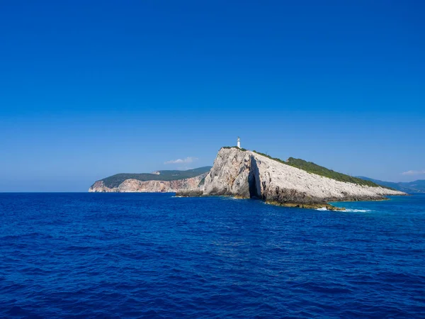 レフカダ島島の岬灯台 — ストック写真