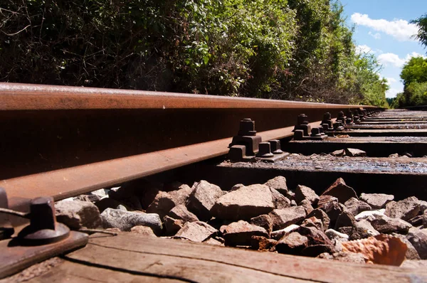 Old Rusty Train Tracks — Stock Photo, Image