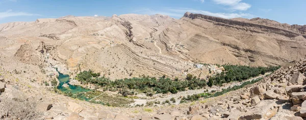 Widok Góry Wadi Bani Khalid Sułtanat Omanu — Zdjęcie stockowe