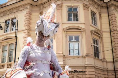 Uluslararası tiyatro festivalinde Almanya 'dan bukalemunlar dans ediyor. 