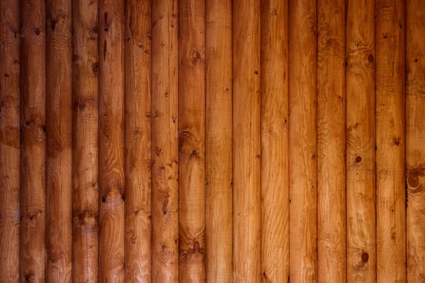 Parede Madeira Logs Como Fundo — Fotografia de Stock