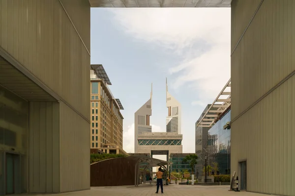Emiratos Árabes Unidos Dubai Circa 2020 Dubai Financial Center District — Foto de Stock