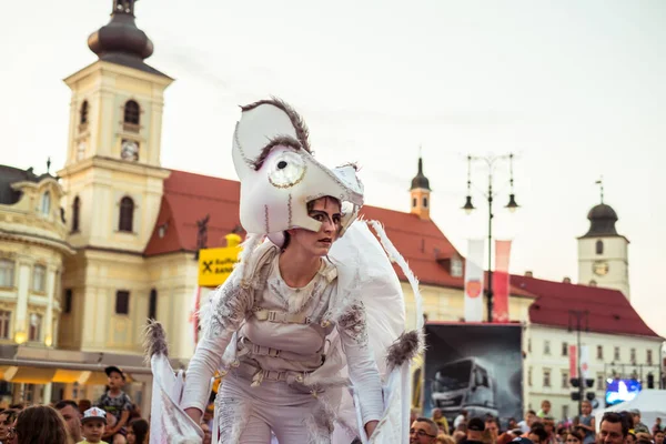 Chameleons Táncegyüttes Németországból Nemzetközi Színházi Fesztiválon — Stock Fotó