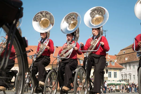 Crescendo Opende Bicycle Band Från Nederländerna — Stockfoto