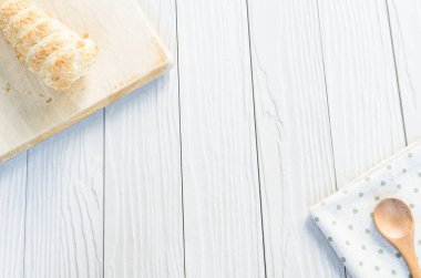 Lezzetli tatlı manzarası