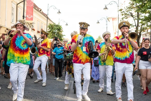 Wilson Second Liners Band Internationaal Theaterfestival — Stockfoto