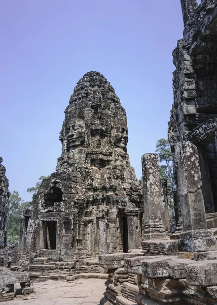 Bayon Temple Ruins Travel Concept — Stock Photo, Image