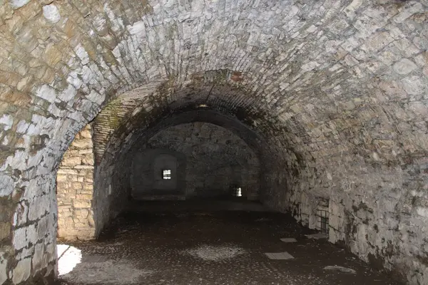 Zicht Tunnel Van Oude Kaste — Stockfoto