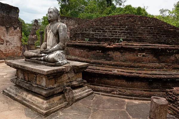 Starożytne Miejsce Polonnaruwa Quadrangle — Zdjęcie stockowe
