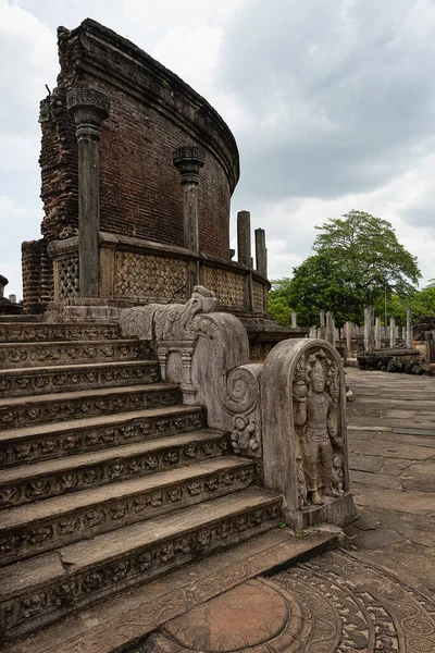 四边形的Polonnaruwa古城 — 图库照片