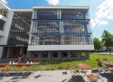 Dessau 'daki Bauhaus manzarası
