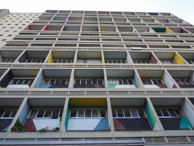 Berlin, Almanya 'da Corbusierhaus mimarisi 