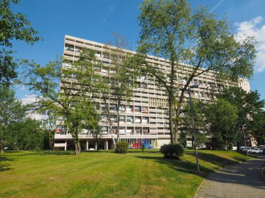 Berlin, Almanya 'da Corbusierhaus mimarisi 