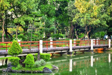 Filipinler, Manila 'daki Rizal Park' taki Japon bahçesi