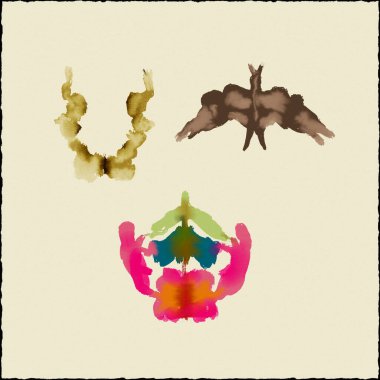 Rorschach Test Mürekkep Bloğu Koleksiyonu