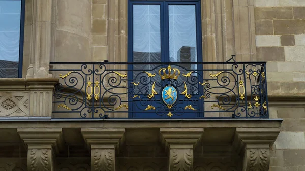 Detail Der Fassade Des Großherzoglichen Palastes Luxemburg — Stockfoto