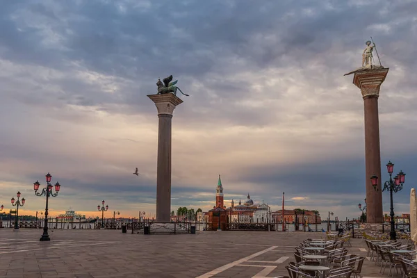 Talya Venedik Teki San Marco Meydanı Ndaki Mark Güzel Manzarası — Stok fotoğraf