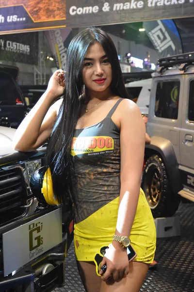 Car Show Female Model — Fotografia de Stock
