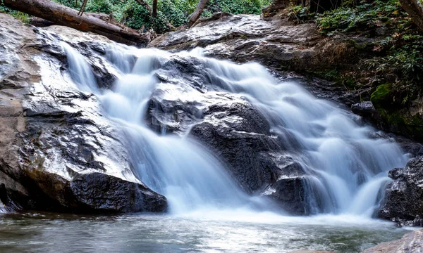 Linda Vista Cachoeira Papel Parede Natureza — Fotografia de Stock