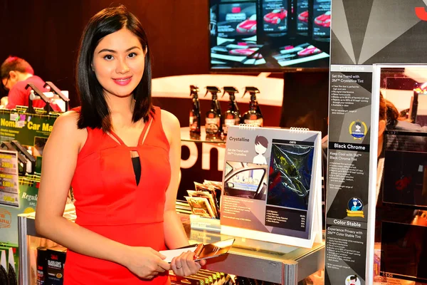 Modelo Femenino Cromax Manila International Auto Show Pasay —  Fotos de Stock