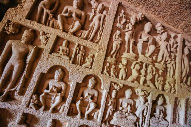 Mumbai, Hindistan 'daki Kanheri Mağaraları