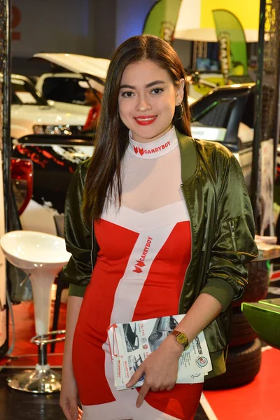 Carryboy Female Model Manila Auto Salon Car Show Pasay — Stock Photo, Image