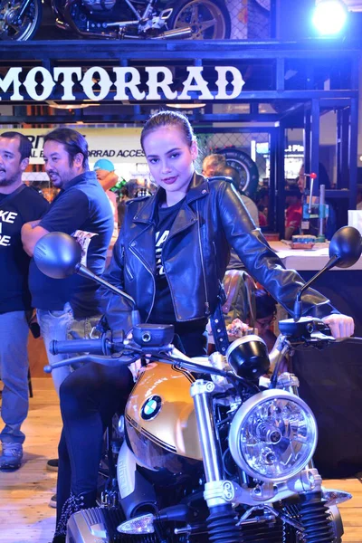 Модель Bmw Motorrad Выставке Makina Moto Пасае Филиппины — стоковое фото