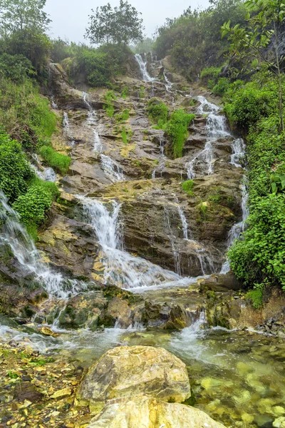 Landscape Waterfall Cascade Jungle Tropical — Foto Stock