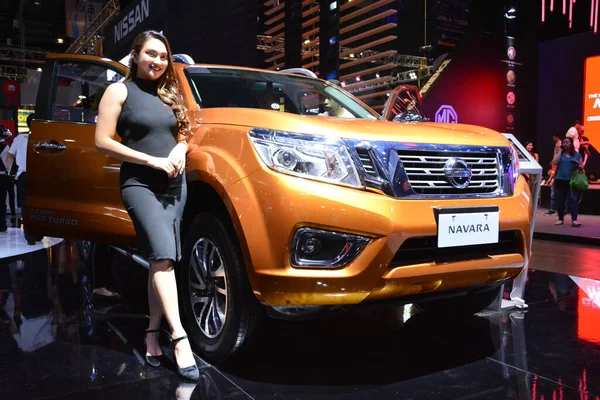 Nissan Female Model Manila International Auto Show Pasay — Photo