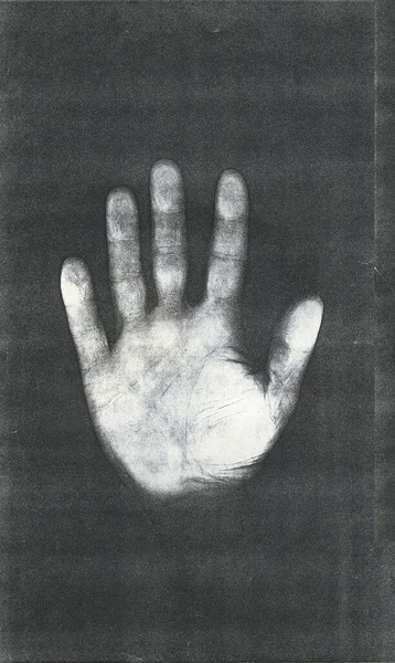 Handprint Palm Print Close — Stock Photo, Image