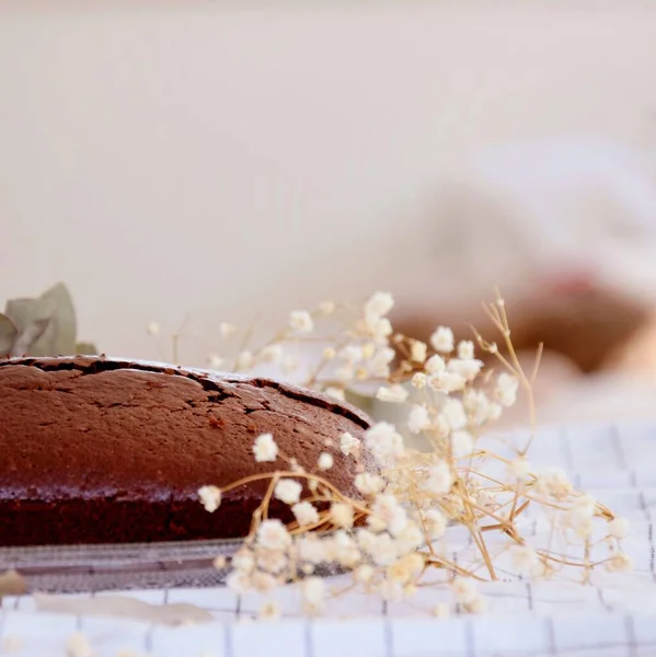 Close View Delicious Sweet Cake — Stock Photo, Image