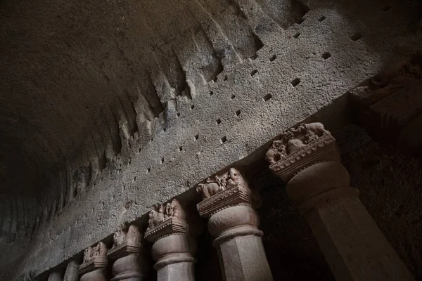 Kanheri Jeskyně Bombaji Indie — Stock fotografie