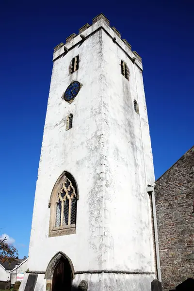 Kościół Piotra Carmarthen Carmarthenshire Wales — Zdjęcie stockowe