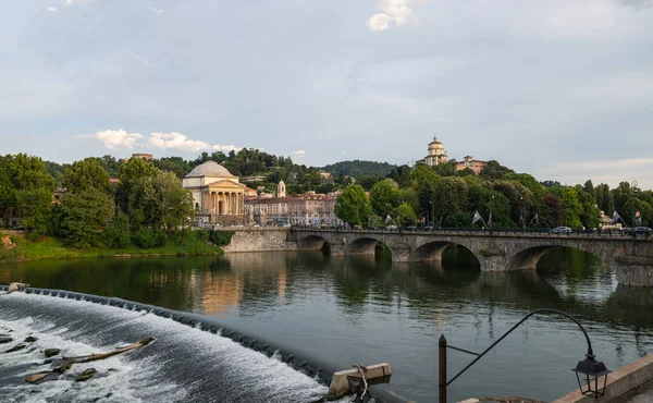 Turin Piedmont Italy July 2020 Wonderful Evening View — Stock Photo, Image