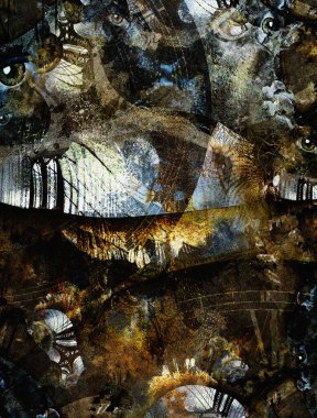 Kopyalama alanı için Grunge özeti güzel desenli arkaplan 