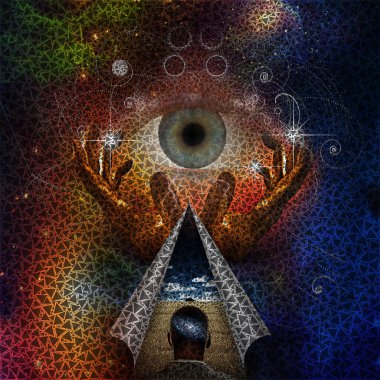 İnanç, soyut kavramsal çizim