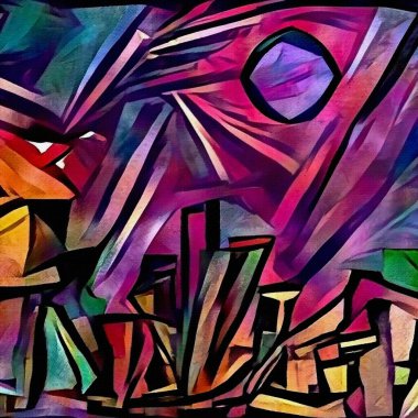 Gece Şehri Ay arkaplan dokusu