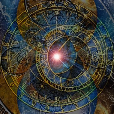 Zaman Çarkları, kavramsal soyut çizimler